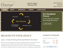 Tablet Screenshot of conciergelegacy.com